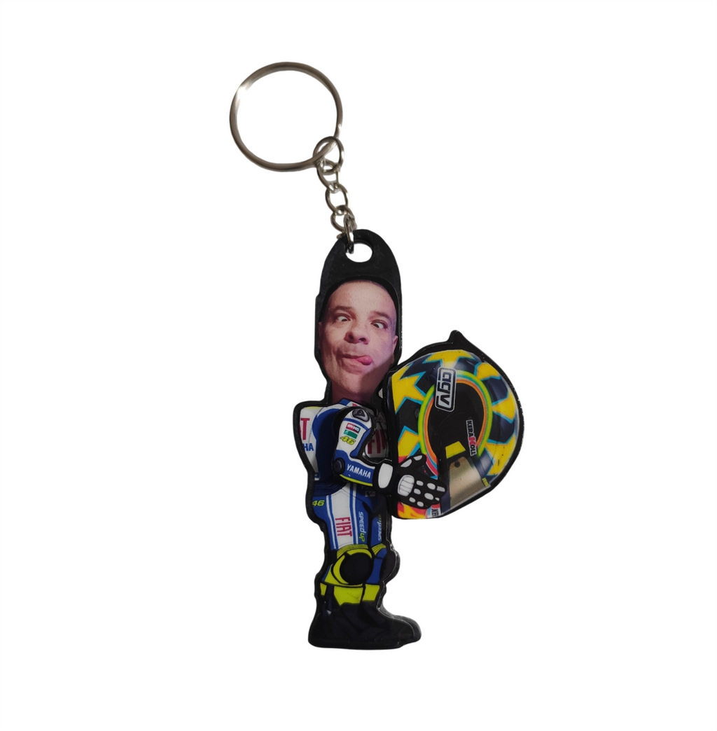 Piloto personalizado con tu cara traje V.Rossi mod 2