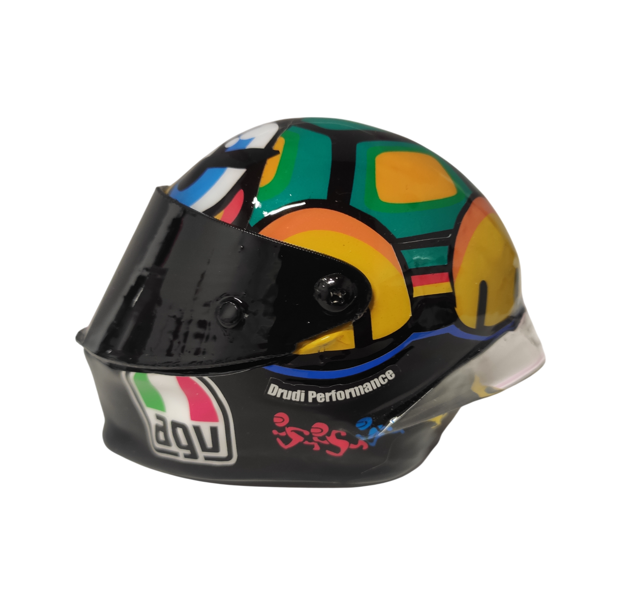 Casco mini replica  ROSSI TARTARUGA