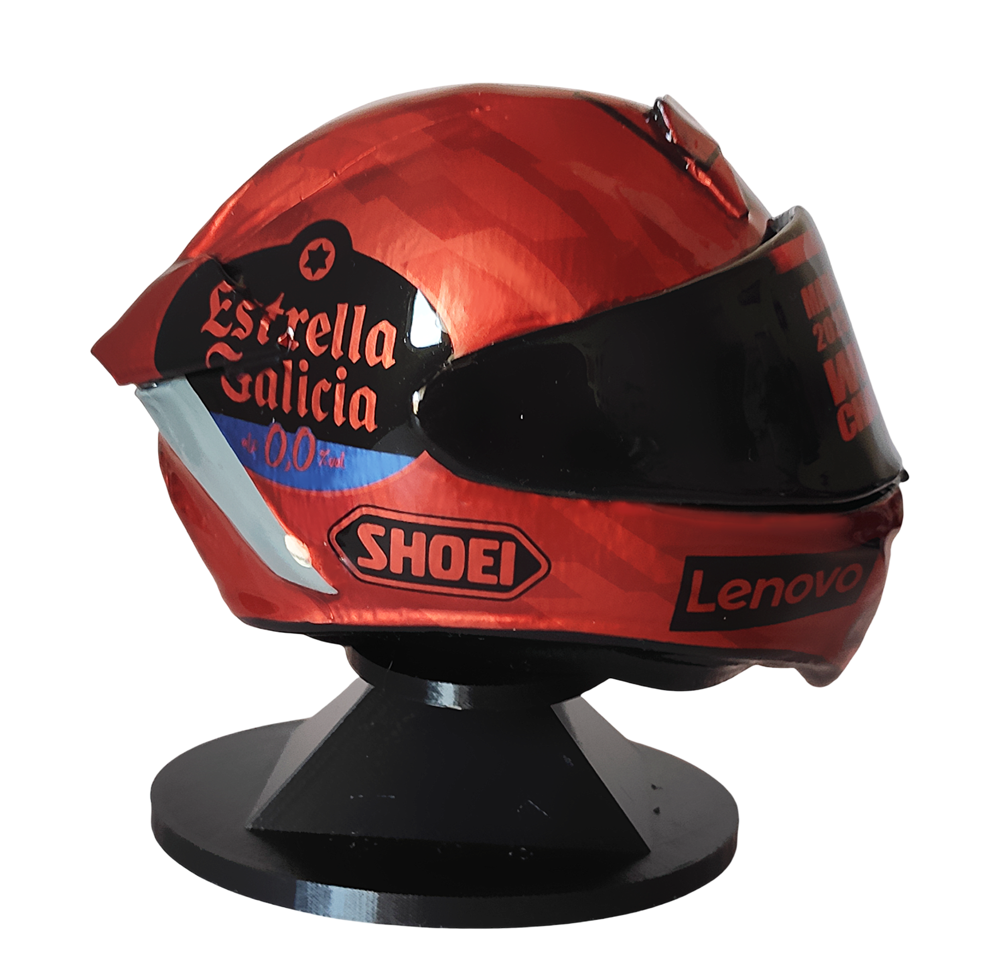 Mini Casco Replica Marc Márquez Campeón 14 cm x10cm