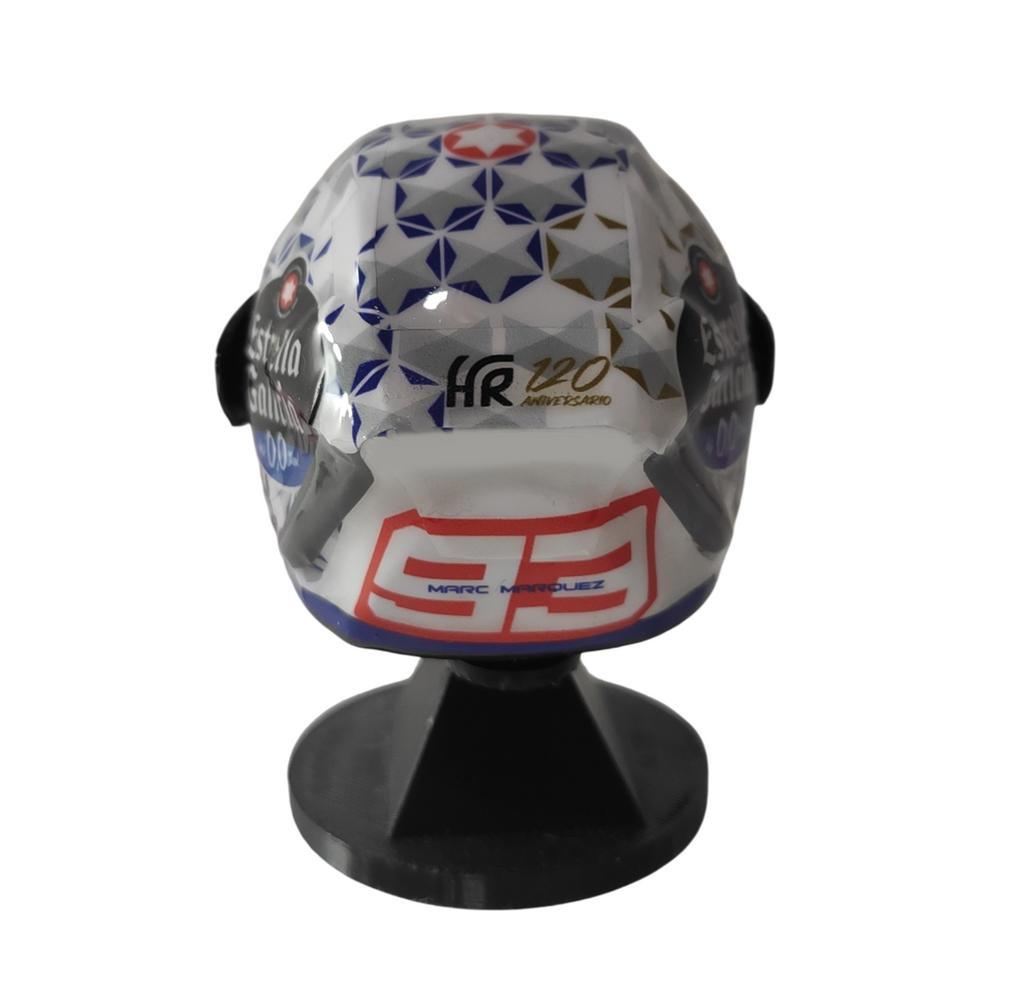 Mini casco Replica Marc Márquez 120 aniversario E.G  7.50cm x 5cm
