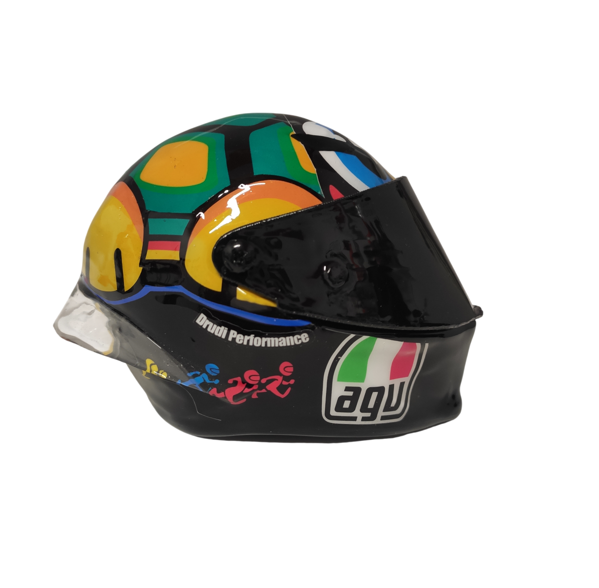 Casco mini replica  ROSSI TARTARUGA