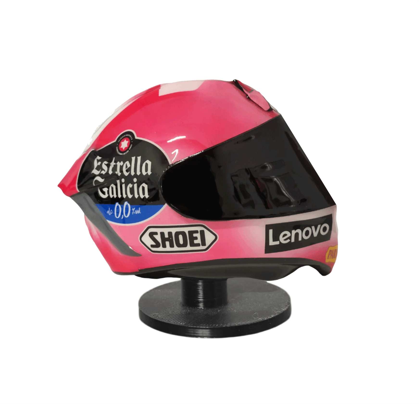 Mini casco replica Marc Márquez Sepang Test Helmet  7.50cm x 5cm