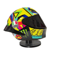 Mini casco Pista GP Rossi Soleluna 2017  Monster7.50cm x 5cm