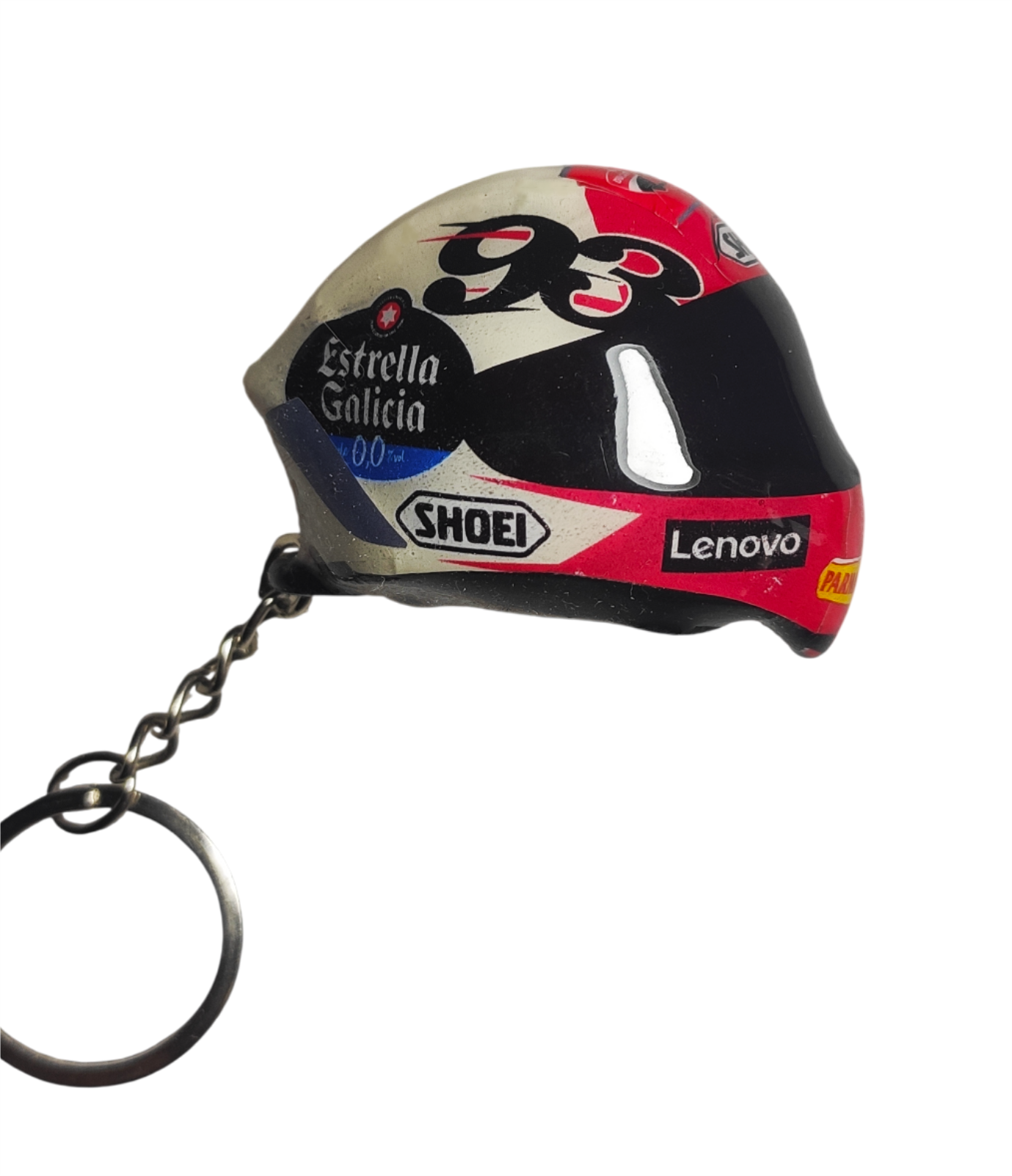 Llavero mini cascos Marc Márquez circuito las Américas 2025