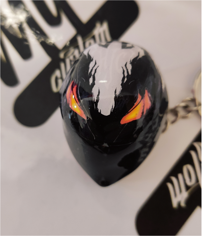 Llavero mini  casco Antivenom
