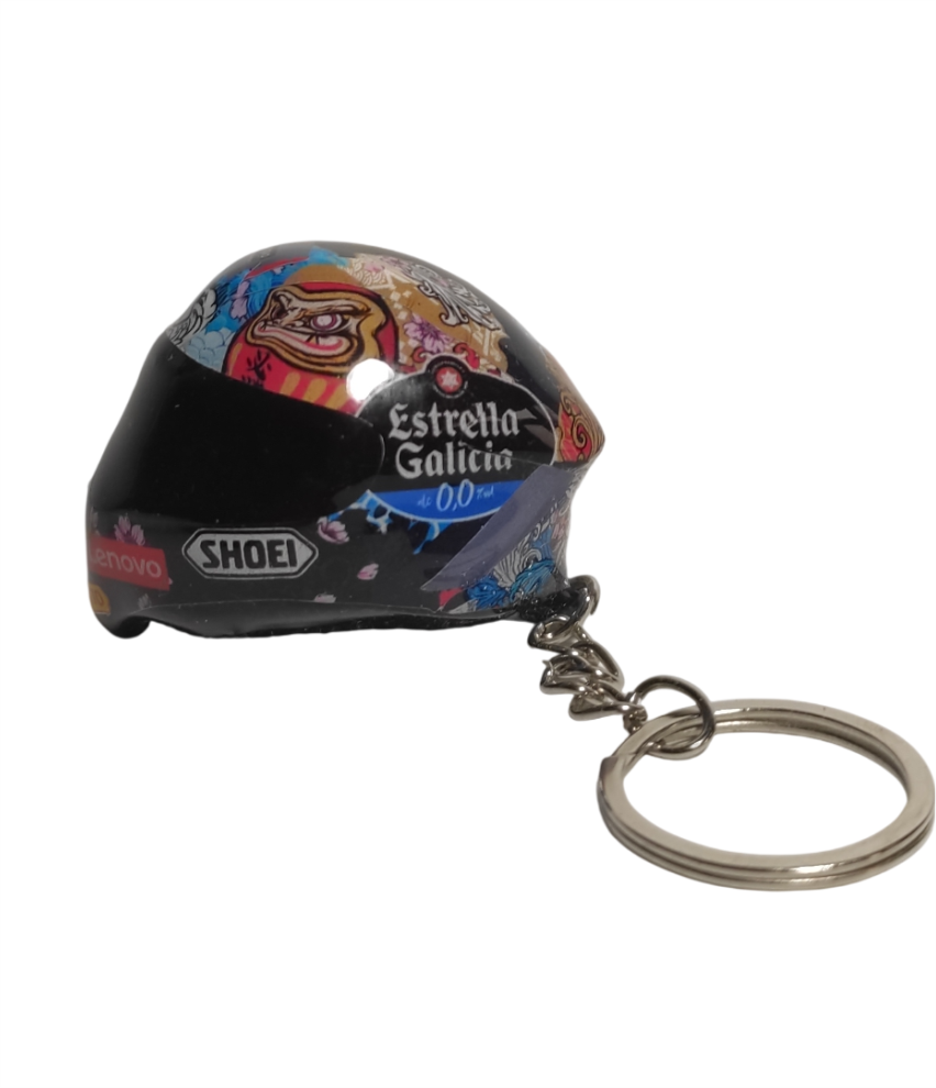 Llavero mini cascos Marc Márquez Motegui