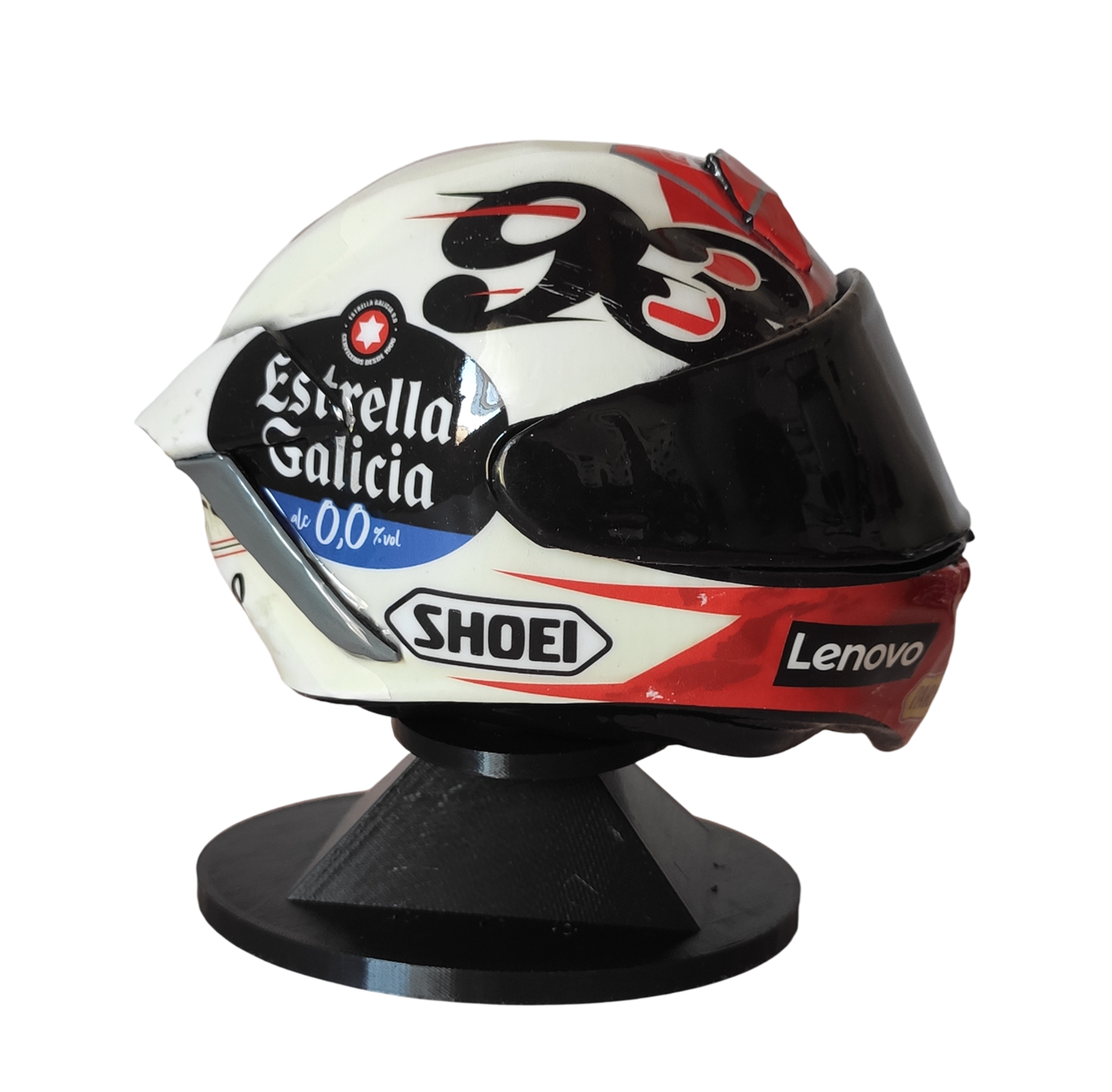 Mini casco Marc  Márquez cota 2025  14cm x10cm