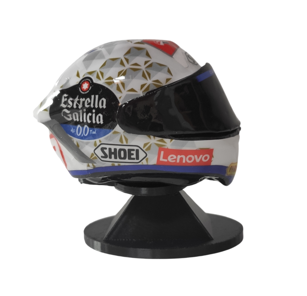 Mini casco Replica Marc Márquez 120 aniversario E.G  7.50cm x 5cm