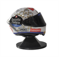 Mini Casco Replica Marc Márquez Aniversario 120 Estrella  Galicia  14 cm x10cm