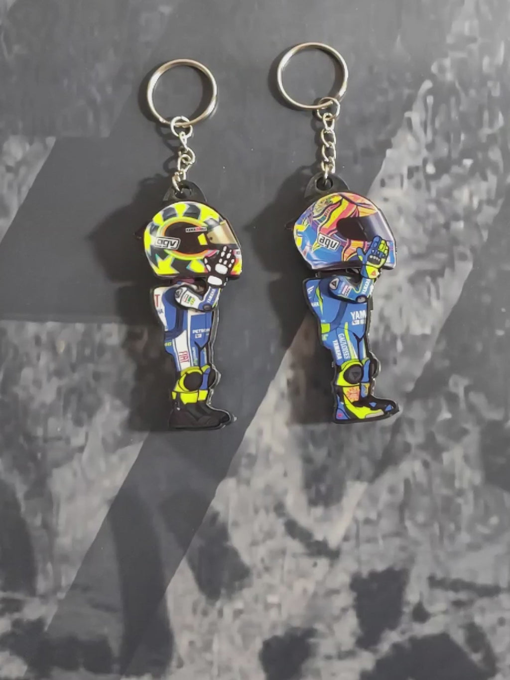 Piloto personalizado con tu cara traje V.Rossi mod 2