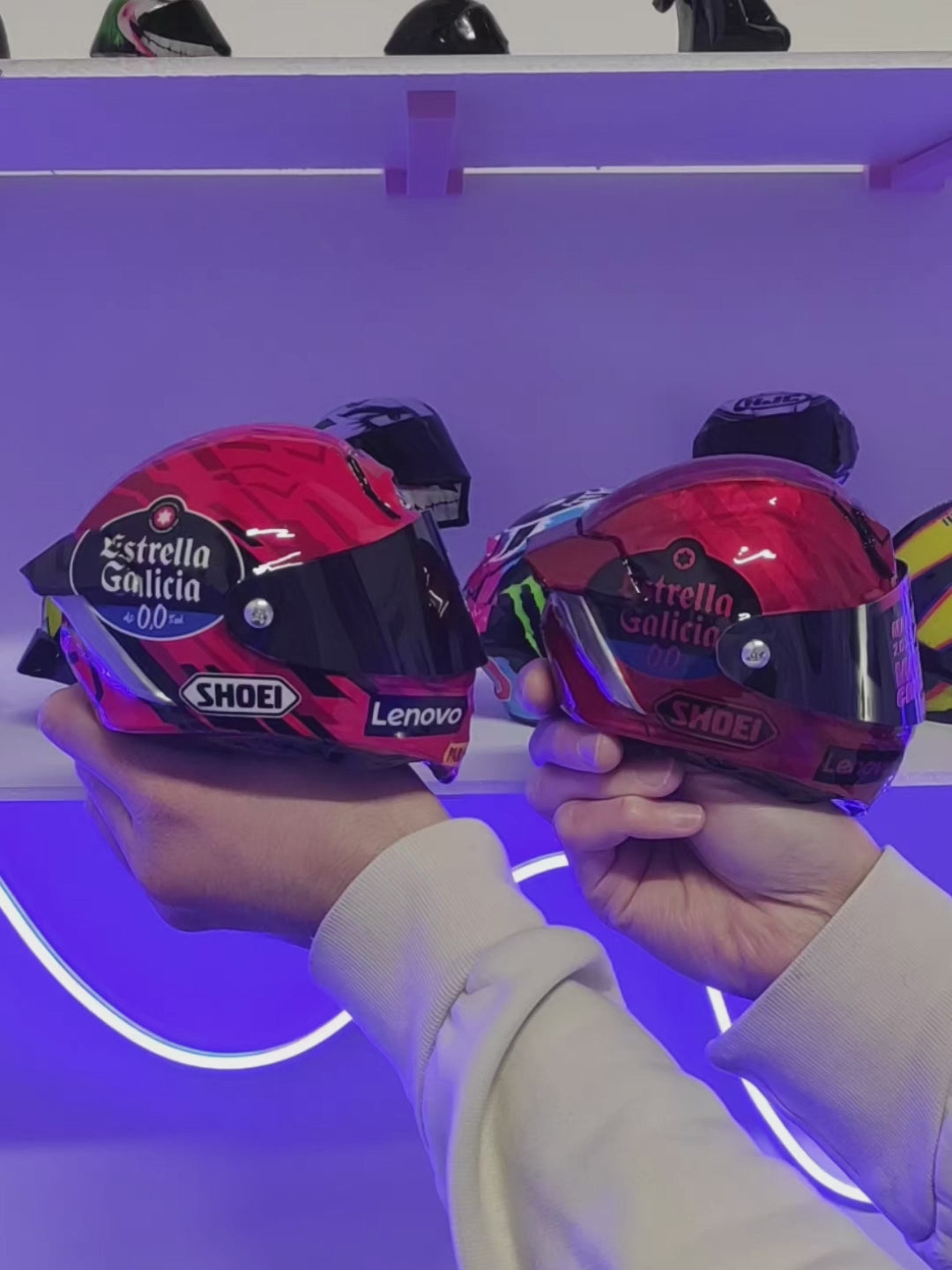 Mini Casco Replica Marc Márquez Campeón